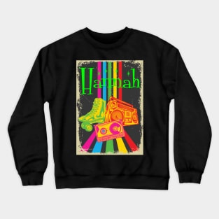 Hannah Vintage 80's Skates Boombox Crewneck Sweatshirt